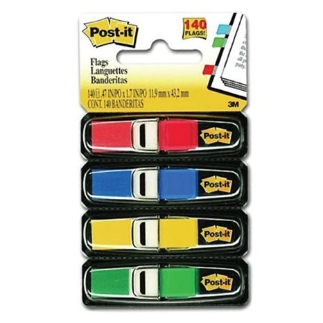 ΣΕΛΙΔΟΔΕΙΚΤΗΣ POSTIT 3M 683-4 ΣΕΤ 4 ΧΡΩΜΑΤΩΝ