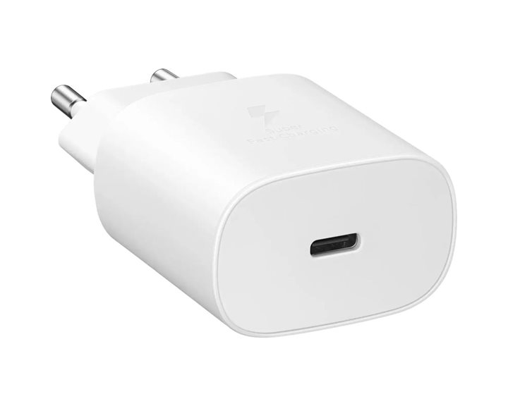 SAMSUNG WALL CHARGER USB-C 25W WHITE