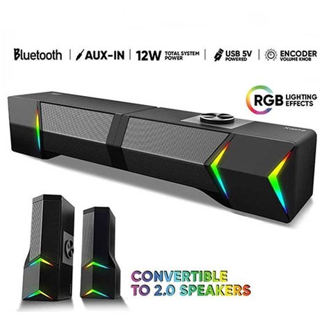 ARMAGGEDDON DETACHABLE GAMING STEREO SOUNDBAR X-BAR 2