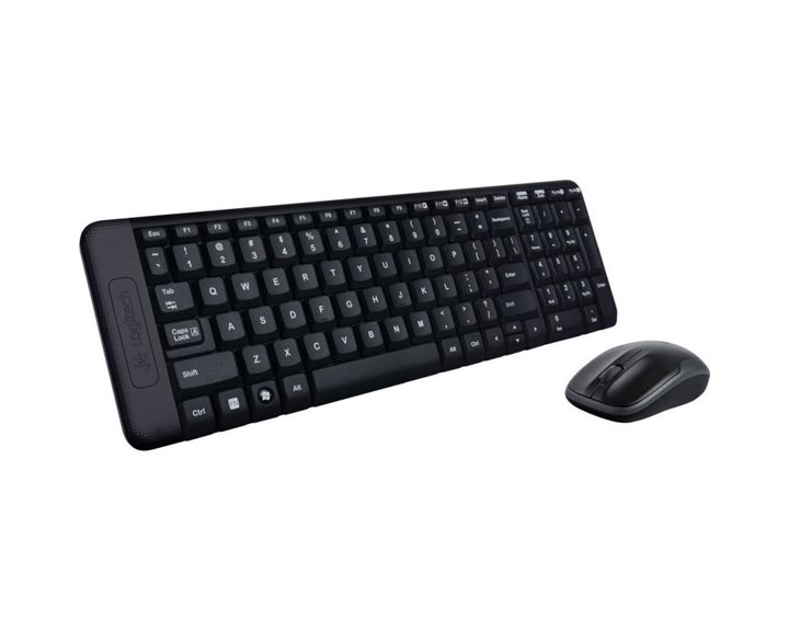 Logitech MK220 Desktop Combo GR (Black, Wireless) (LOGMK220)