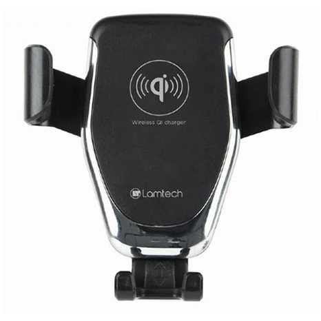 LAMTECH CAR PHONE HOLDER WITH QI WIRELESS CHARGER 10W