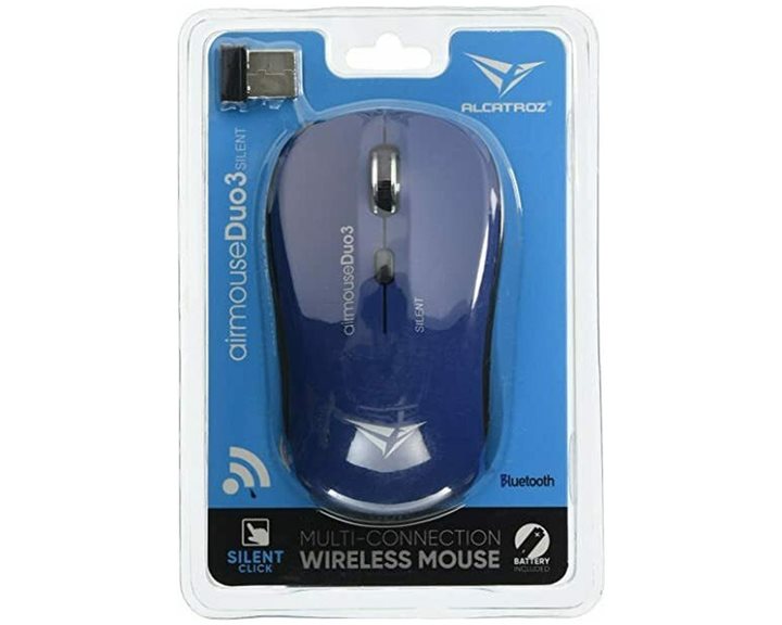 ALCATROZ BLUETOOTH 4.0/WIRELESS MOUSE DUO 3 SILENT BLUE