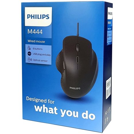 Philips SPK7444/01 mouse Ambidextrous USB Type-A Optical 3200 DPI SPK7444/01
