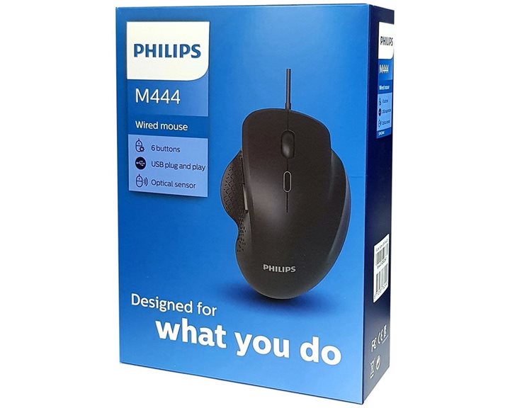 Philips SPK7444/01 mouse Ambidextrous USB Type-A Optical 3200 DPI SPK7444/01