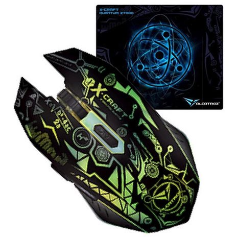ALCATROZ 6-BUTTONS OPTICAL GAMING MOUSE XCRAFT QUANTUM Z7000