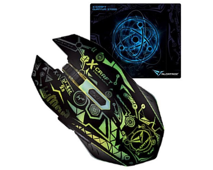 ALCATROZ 6-BUTTONS OPTICAL GAMING MOUSE XCRAFT QUANTUM Z7000