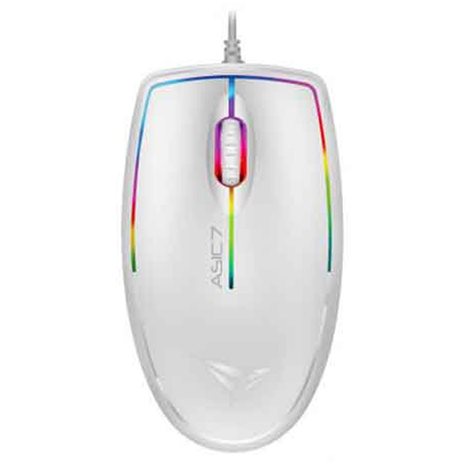 Alcatroz RGB FX USB Wired Mouse Asic 7 White