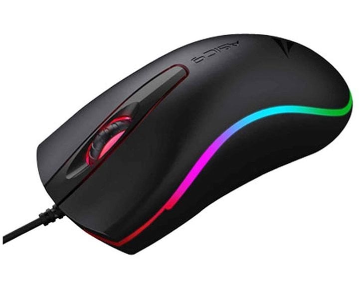ALCATROZ RGB USB WIRED MOUSE ASIC 9 BLACK