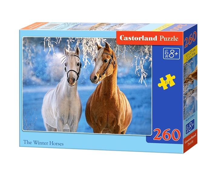 Παζλ Castorland 260τεμ.The Winter Horses 32x23cm B-27378-1