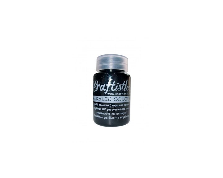 Craftistico 60 Ml Ακρυλικό Χρώμα 70 Black