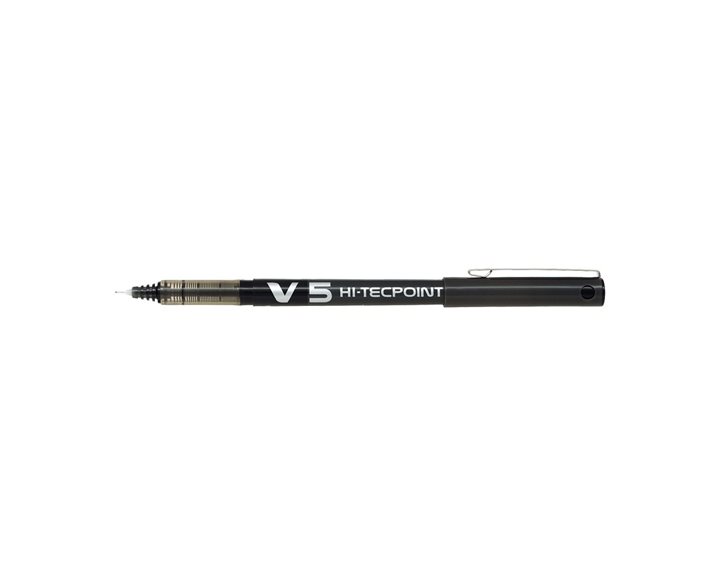Pilot Μαρκαδόρος V5 Hi-Tecpoint 0.5mm Μαύρος