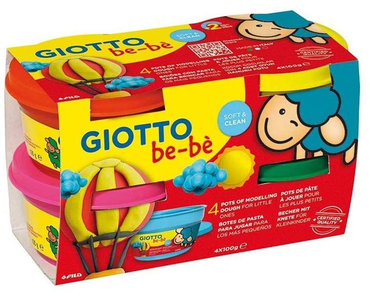 Πλαστοζυμαράκια Giotto Be-Be 4τεμ. 100gr. 000464902