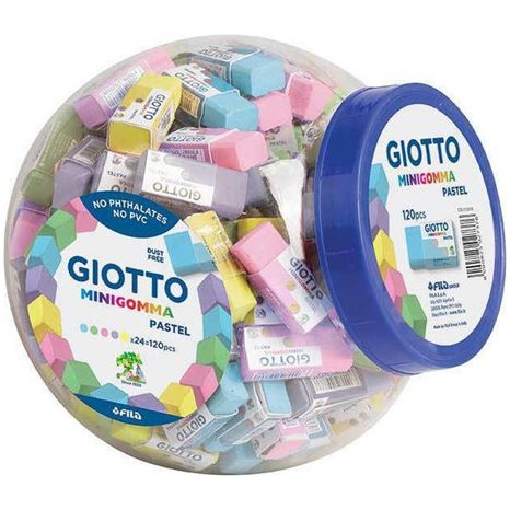 Γόμα Giotto Pastel Χρώματα 000233900