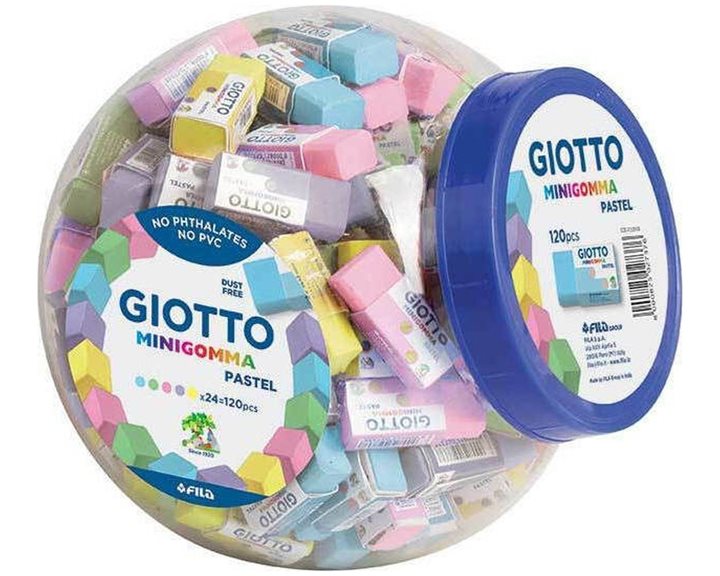 Γόμα Giotto Pastel Χρώματα 000233900