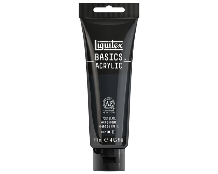 Liquitex 118 Ml Basics 244 Ivory Black