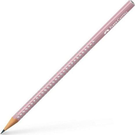 Μολύβι Τριγωνικό Faber Castell Sparkle Ροζ Shadow