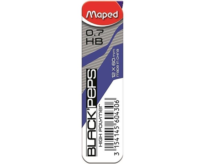 Μύτες Μηχανικών Μολυβιών Maped 0.7mm HB