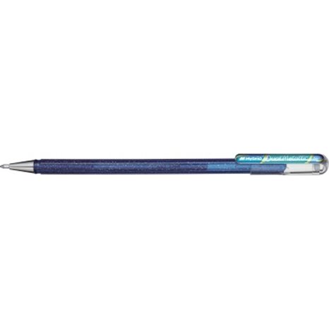 Στυλό Metallic Gel Dual Pentel K110MN Γκρι-Μπλε