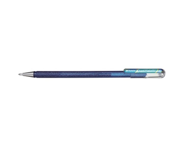 Στυλό Metallic Gel Dual Pentel K110MN Γκρι-Μπλε