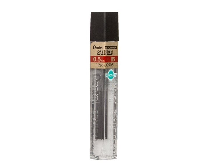 Μύτες Pentel Μηχανικών Μολυβιών 0.5mm B