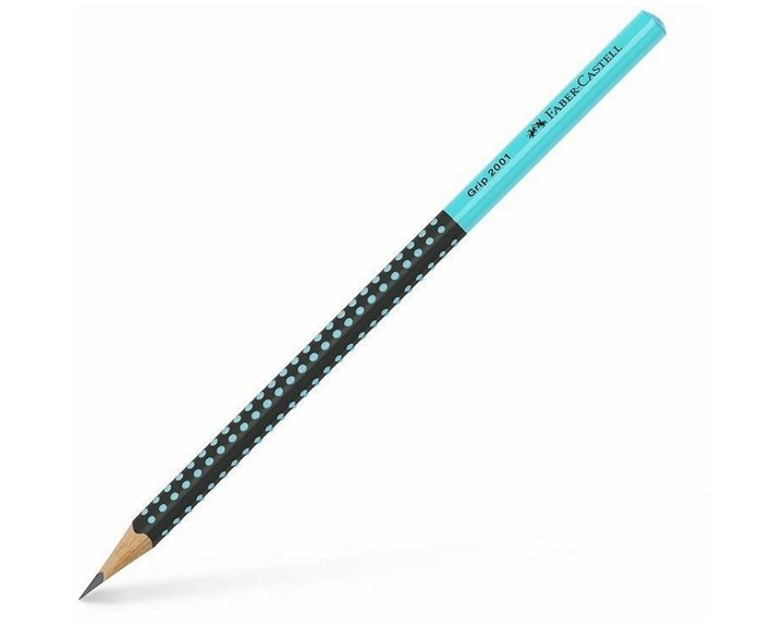 Μολύβι Grip Faber Castell Δίχρωμο Μαύρο/Τιρκουάζ 517012