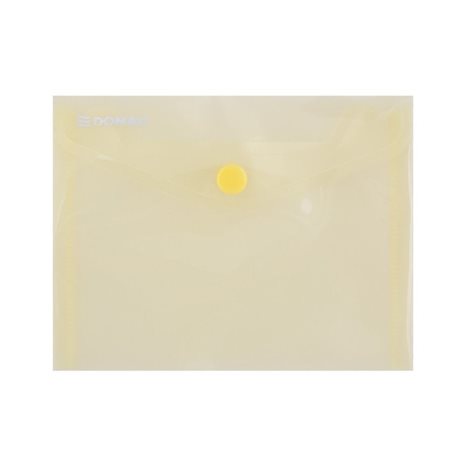 Φάκελος Donau Με Κουμπί PP A6 180mic Κίτρινο