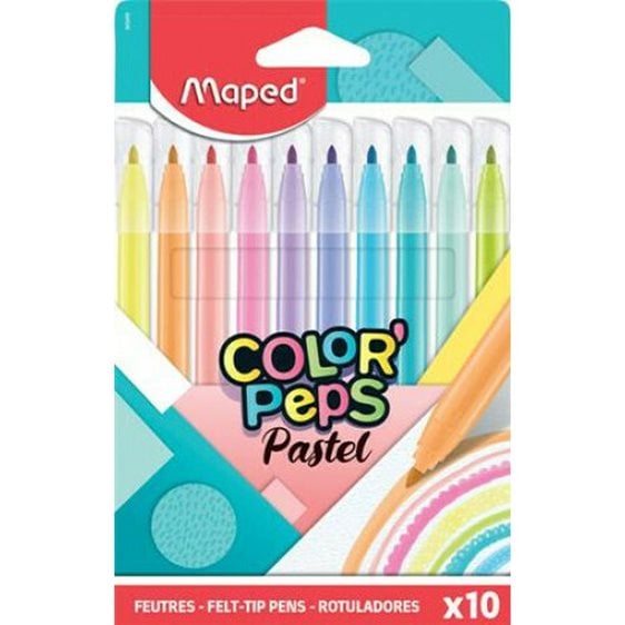 Μαρκαδόρος Maped Color Peps Pastel 10τεμ. 845469