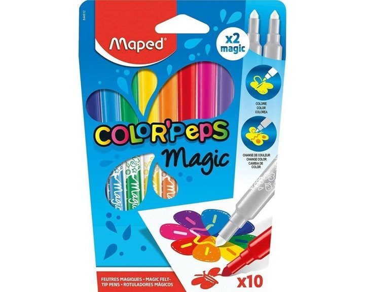 Μαρκαδόρος Maped Color Peps Magic 10τεμ.