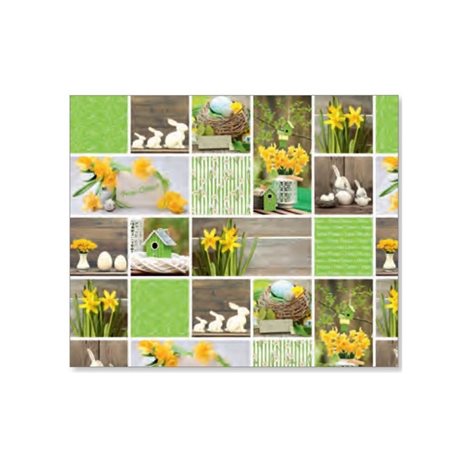 Χαρτόνι Ursus 50x68 300gr Happy Easter Green