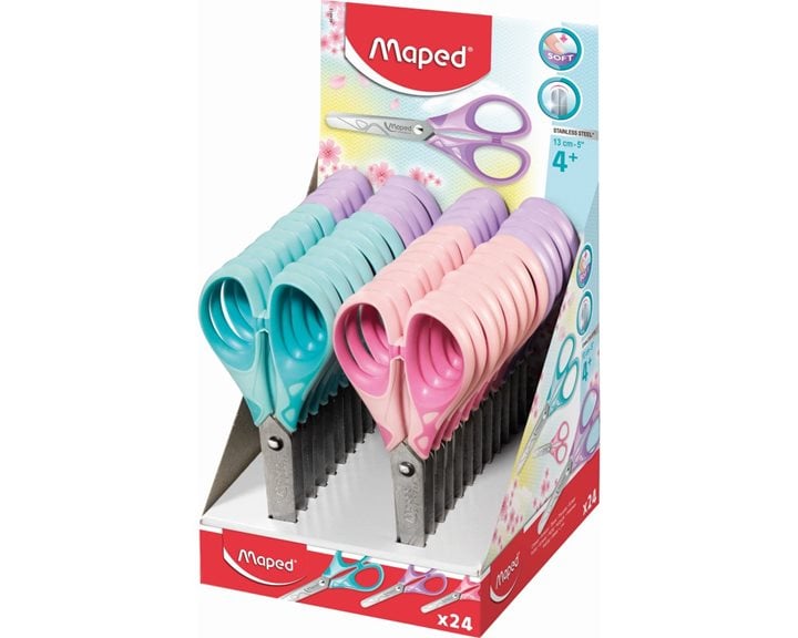 Ψαλίδι Maped Essentials Soft Σχολικό Παστέλ 13cm 464413