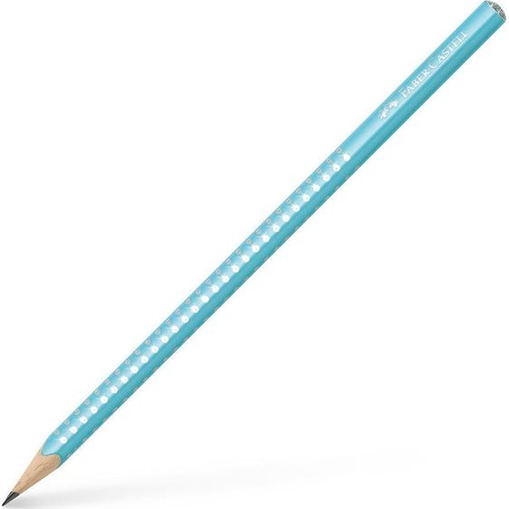 Μολύβι Τριγωνικό Faber Castell Sparkle Καλοκαίρι Turquoise