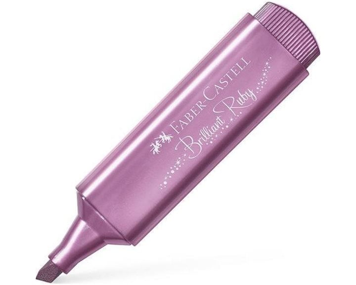 Μαρκαδόρος Υπογράμμισης Faber Castell Metallic Brilliant Ruby 154691