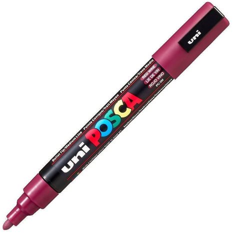 Μαρκαδόρος Uni Posca PC-5M Red Wine