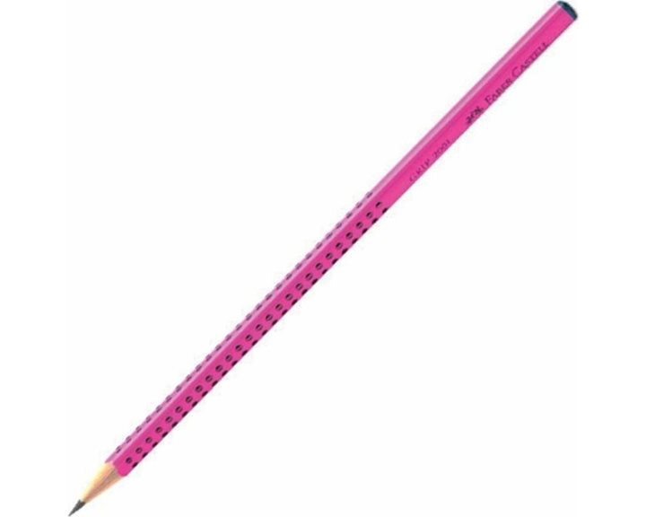 Μολύβι Faber-Castell Τριγωνικό Grip 2001 Ροζ 117054