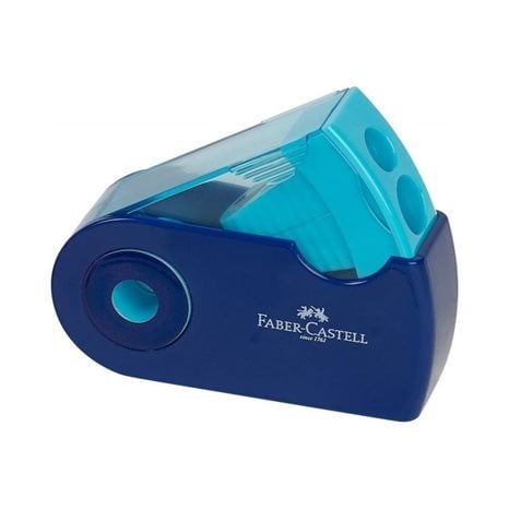 Ξύστρα Διπλή Faber Castel Sleeve Δίχρωμη 182704