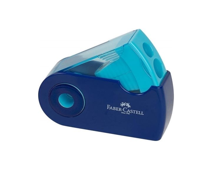 Ξύστρα Διπλή Faber Castel Sleeve Δίχρωμη 182704