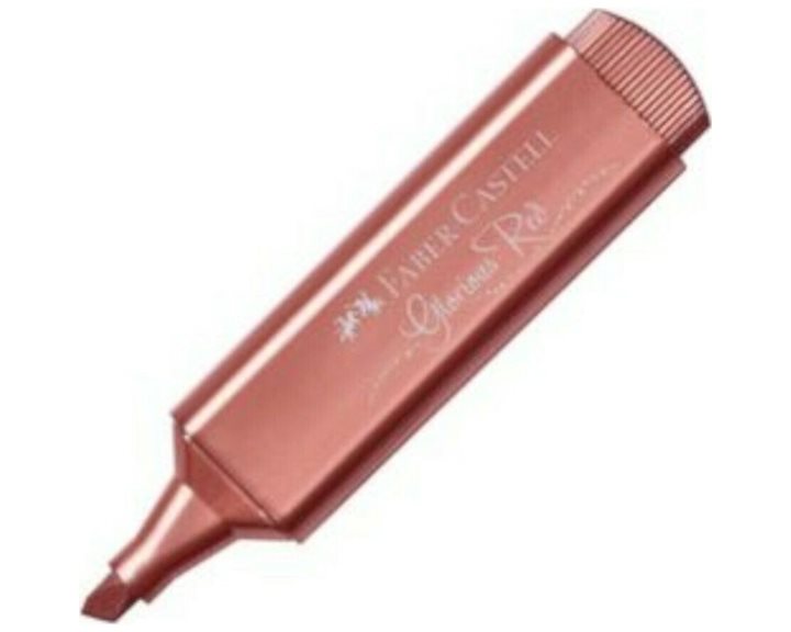Μαρκαδόρος Υπογράμμισης Faber Castell Metallic Red 154673