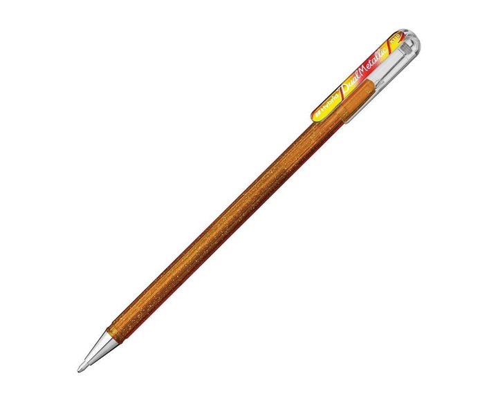 Στυλό Metallic Gel Dual Pentel K110MX Χρυσό