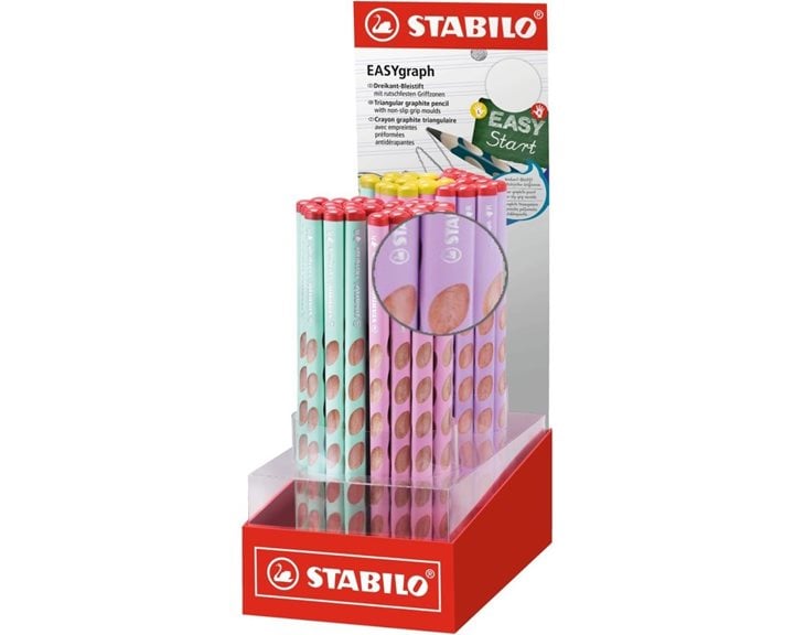 Μολύβι Stabilo Easy Graph Pastel Για Δεξιόχειρες 322/17 HB Lilac