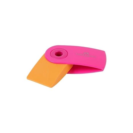 Γόμα Faber Castel Mini Sleeve Δίχρωμη 182445
