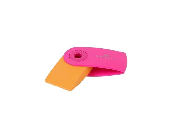 Γόμα Faber Castel Mini Sleeve Δίχρωμη 182445