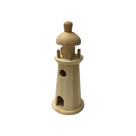 Ξύλινος Διακοσμητικός Φάρος 25cm 20601279