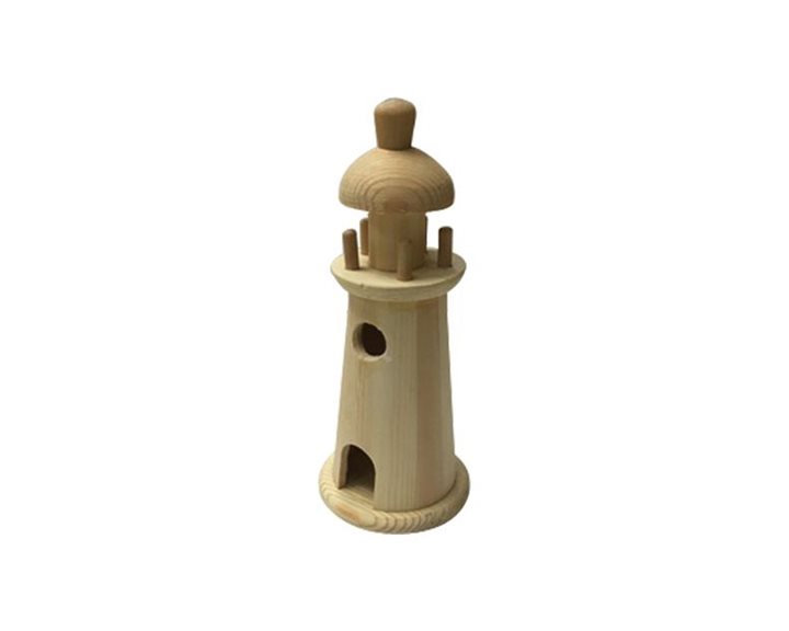 Ξύλινος Διακοσμητικός Φάρος 25cm 20601279