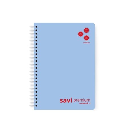Τετράδιο Σπιράλ Savi Premium Α4 2θ. 120σελ.