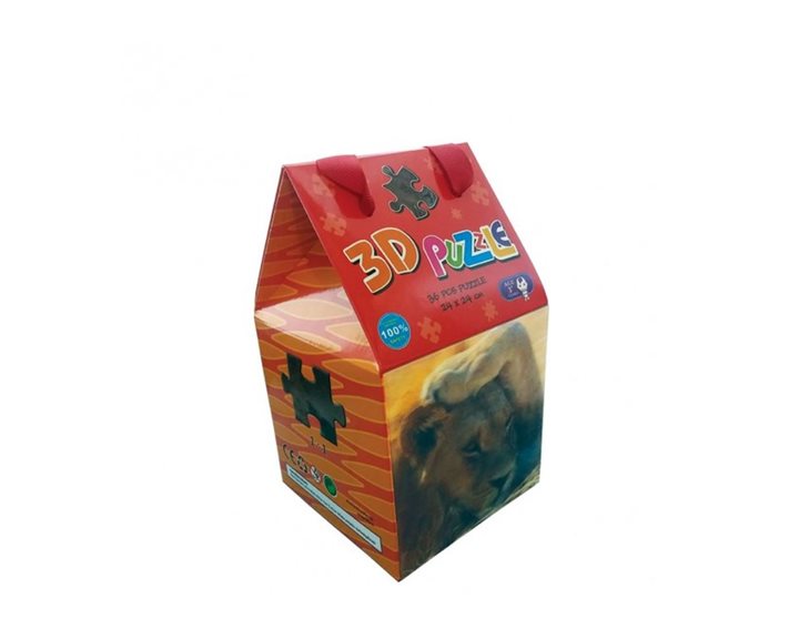 Παζλ 3D 36τμχ 24x24cm Λιοντάρι P101