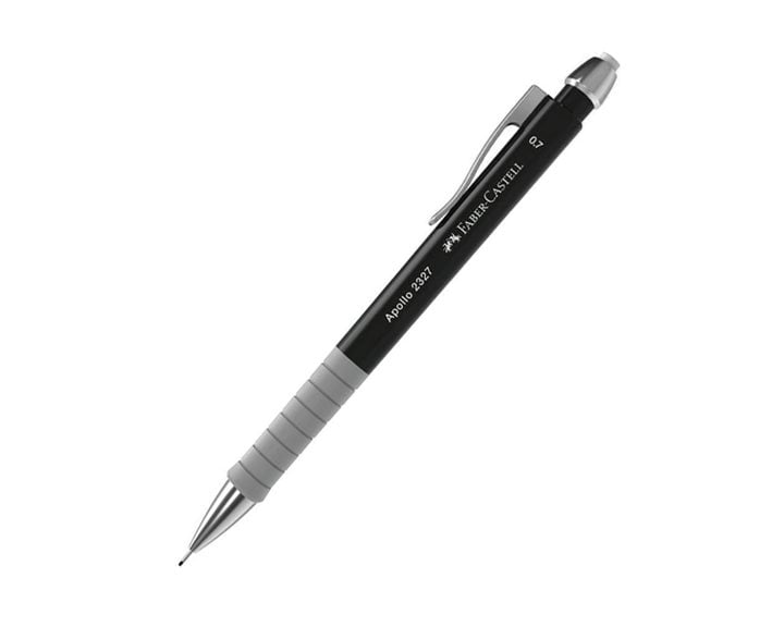 Μηχανικό Μολύβι Faber Castell Apollo 0,7mm Μαύρο 232704