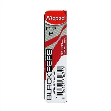 Μύτες Μηχανικών Μολυβιών Maped 0.7mm B