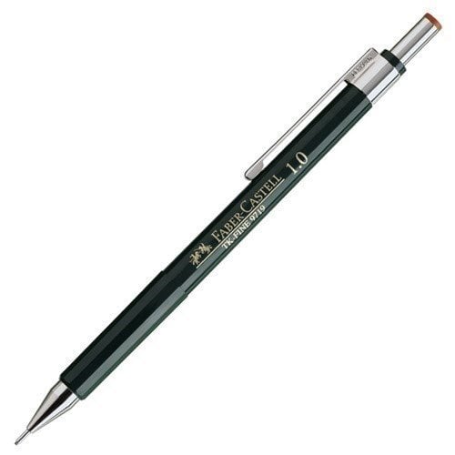 Μηχανικό Μολύβι Faber-Castell TK-Fine 9717 1,0mm Με Γόμα Κατάλληλο Για Σχέδιο Πράσινο