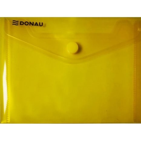 Φάκελος Donau Με Κουμπί PP DL  180mic Κίτρινο