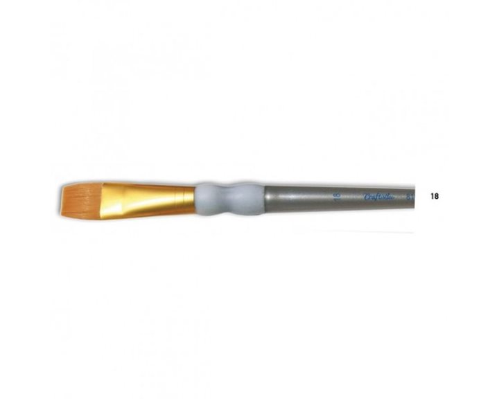 Πινέλο Χειροτεχνίας Craftistico 810 Soft-Grip Πλακέ Νο 18